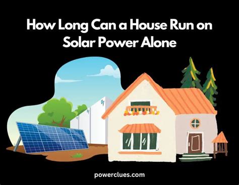 How Long Can A House Run On Solar Power Alone: An In-Depth Analysis