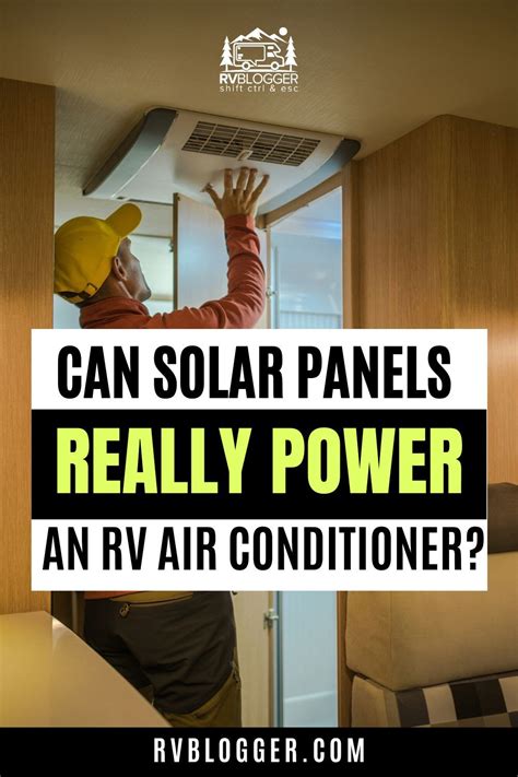 Running Your RV Air Conditioner On Solar: Is It Possible?